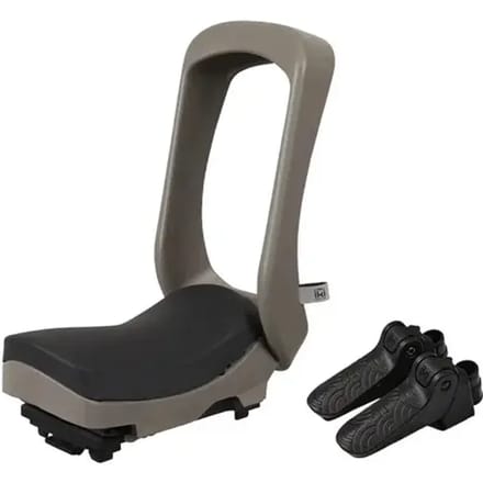 Urban Iki Junior Fietsstoeltje - Zonder Montagekader - Suzume Grey/ Bincho Black -