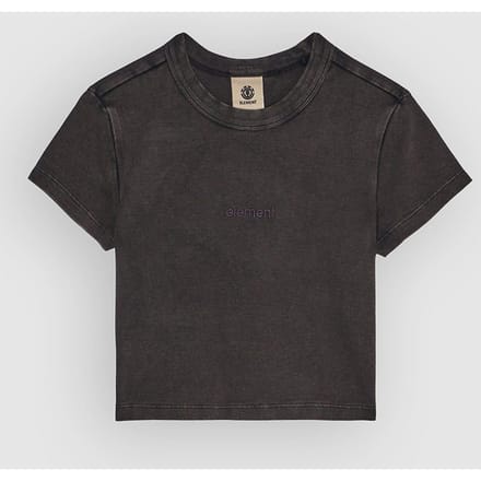 Element Lowcase Crop T-Shirt zwart