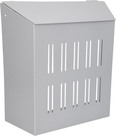 Postvanger - Brievenbakje - Post Netjes Houden - Binnenmontage - 345x352x120 mm - Zilver