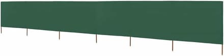 Windscherm Tuin - Balkonafscheiding - Bescherming tegen wind - 6-delig ontwerp - 800 x 80 cm - Groen