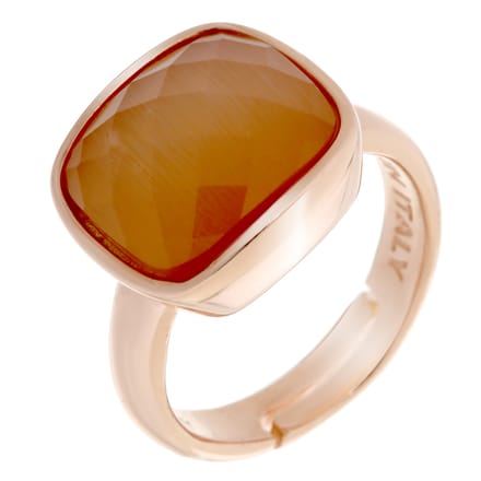 Orphelia Dames 925 Sterling Zilveren Ring - Roze ZR-7198/OR