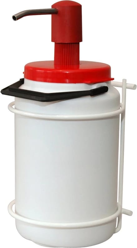 Garagezeep dispenserpomp + Wandhouder - voor de 3 kg pot