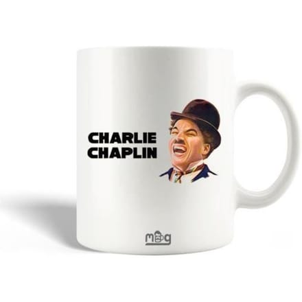 Mug en Céramique Charlie Chaplin Fan Art Dessin