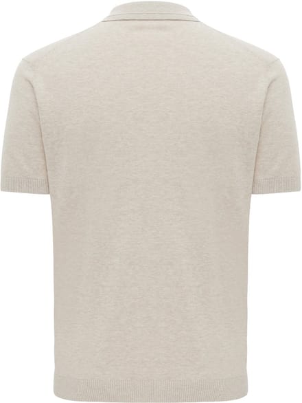 Gentiluomo poloshirt korte mouw beige
