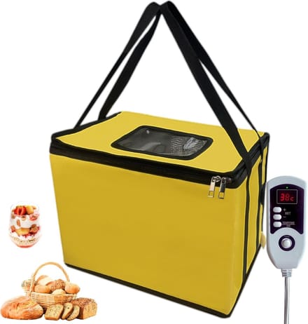 Fermentatiebox met Verwarming – Deeggaarbox 30 Liter – Instelbare Temperatuur – Voor Brood, Pizza, Yoghurt & Fermentatie
