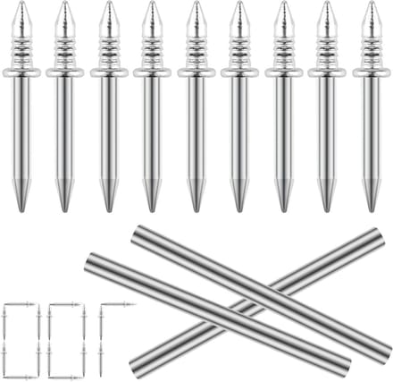 Dubbelkopspijkers - Takkers - Bevestigen - Dubbele kop - 700 stuks - Zilverkleurig