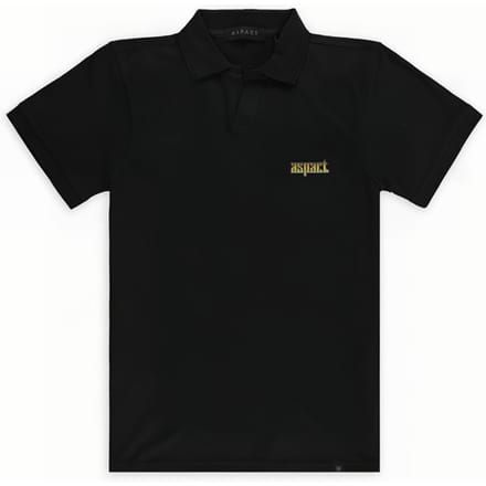 Aspact Tokyo Polo Black Größe: S | Poloshirts Outlet | Unisex | Schwarz