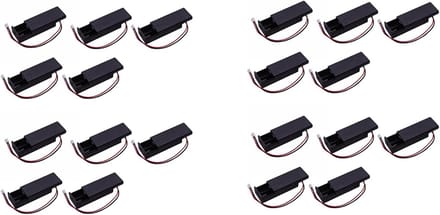 Batterijhouder Set - AAA Houders - Elektronica Projecten - Met Kabel - 20 Stuks - Zwart