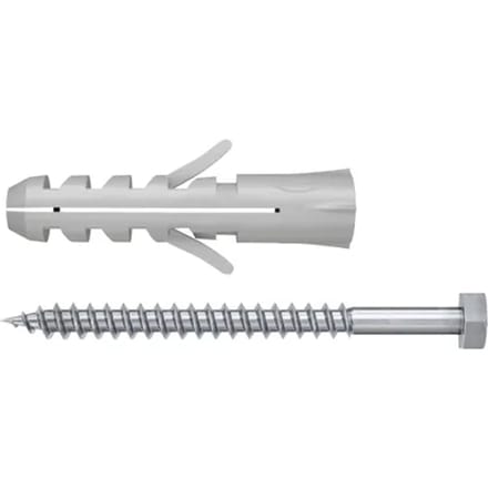 Fischer Spreidplug S Nylon - Diam. 10 Mm - 5 Stuks