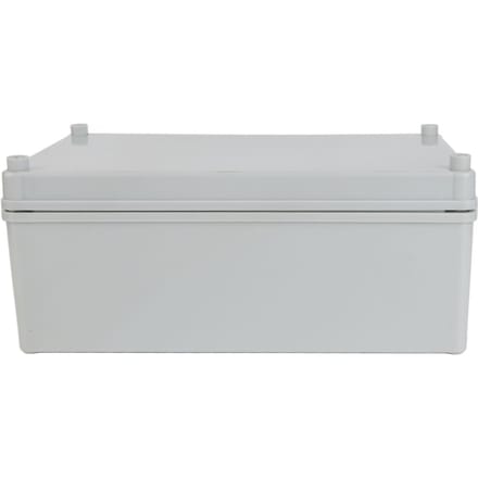 Boîte de jonction électrique avec plaque de montage, boîtier de projet électrique en plastique ABS, étanche IP67, gris