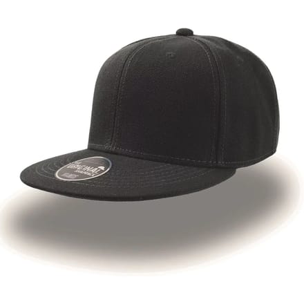 Atlantis Headwear Snap Back Cap AT603 - Black - One size