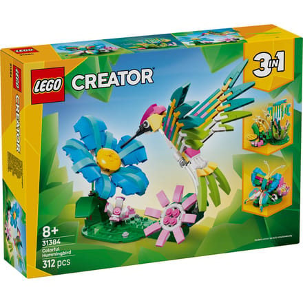 LEGO Creator Wilde dieren: kleurrijke kolibrie 31384 Bouwsets