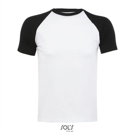 SOL'S Raglan T-Shirt Funky 150 L140 - White/Black - M