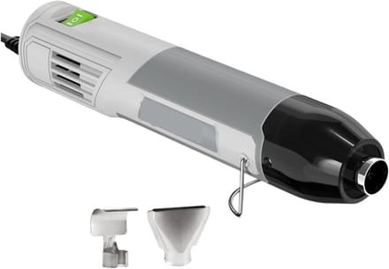 Hete Lucht Blower - Mini Krimper - Doe-het-zelf Projecten - Dubbele Temperatuur Instelling - 350W - Zwart