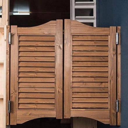 Draaideuren - Louverdeuren - Interieur Decoratie - Massief Hout - 90x90cm - Rustiek