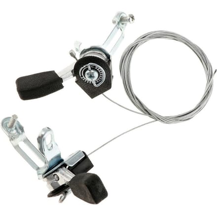 Aluminium Frictie Duimschakelaar met Remkabels MTB Fietsaccessoires zwart