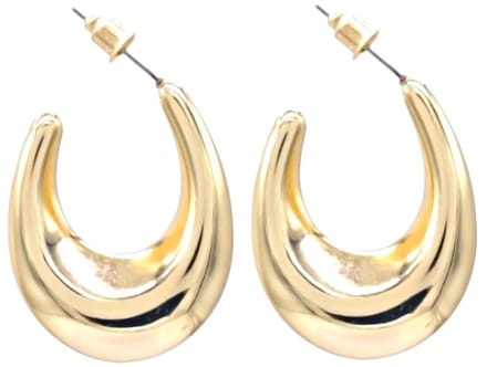 Oorbellen - Oorhangers - 3 cm - Goudkleurig