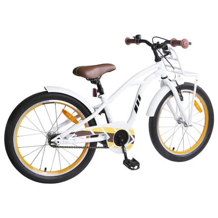 vidaXL - Kinderfiets - 18 - Inch - voor - 5-7 - jaar - oud - Wit