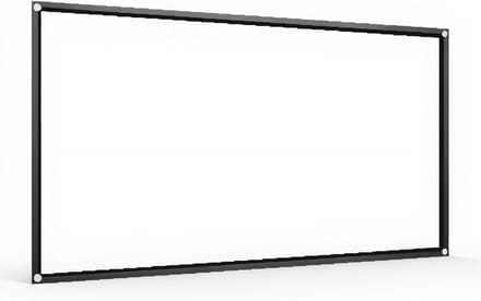 Projectiescherm - Draagbaar Scherm - Thuisbioscoop Buiten - Kreukvrij Opvouwbaar - 60 Inch 16:9 - Wit