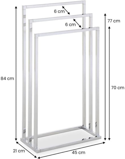 CRLYN® Handdoekrek Badkamer - Handdoekhouder