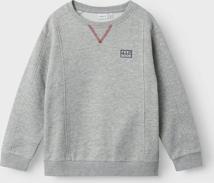Name It - Sweater - Trui - Feel - Good - Grijs - Maat 122/128