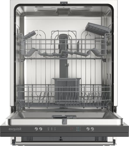 Exquisit EGSP2314-E-450D - Inbouw vaatwasser - Volledig Geïntegreerd - 14 Couverts - Bestekkorf - 6 Programma's - 60 CM