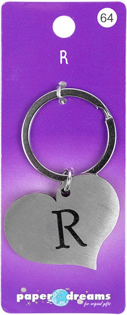 Hart sleutelhanger - R