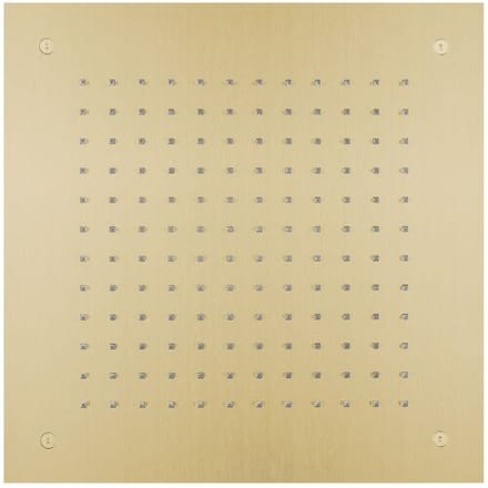 Herzbach DESIGN iX PVD rain shower for ceiling installation square 38 x 38 cm 21.638000.2.41