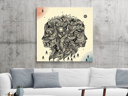 Kunstprint | Wanddecoratie | Dibond | 80 × 80 cm