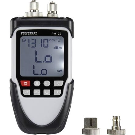 VOLTCRAFT PM-22 PM-22 Glasvezeltester Geschikt voor: FC, ST, SC