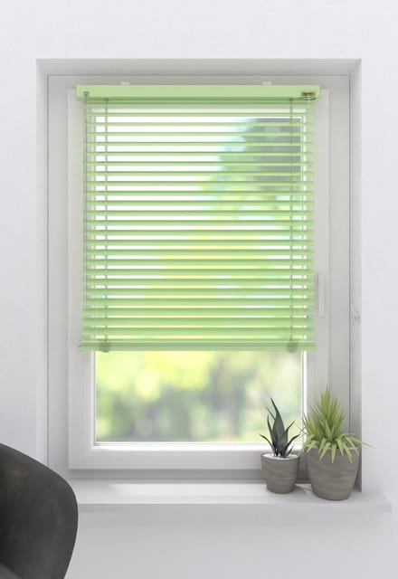 Aluminium Jaloezie Fine - 25 mm - Green - 70 x 175
