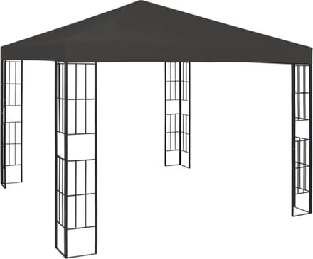 vidaXL - Prieel - 3x3 - m - antraciet
