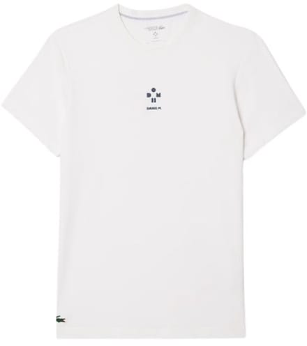 Lacoste t shirt heren Sport Danill Medvedev Wit