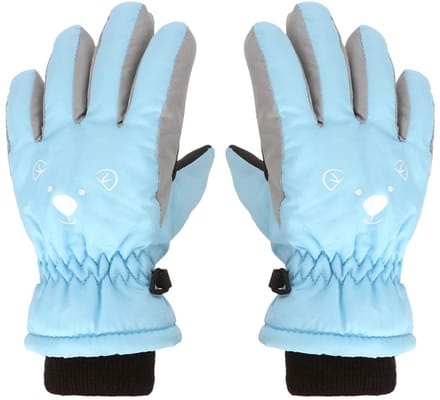 Dailygoods- Skihandschoenen Kind Waterdicht - Winterhandschoenen - Winddicht - Verstelbaar - Polyester - 3 Stuks