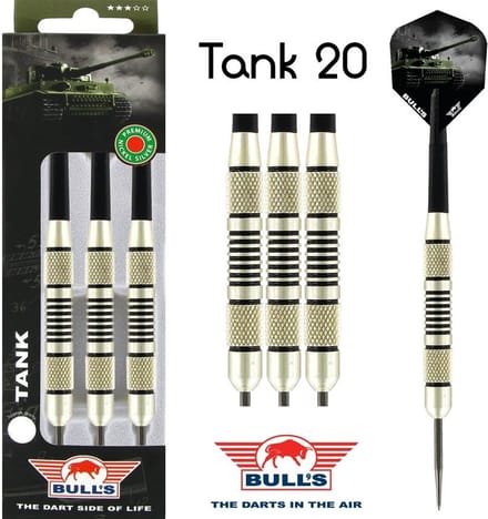 Bull's Tank Nickel Silver 20g - Dartpijlen