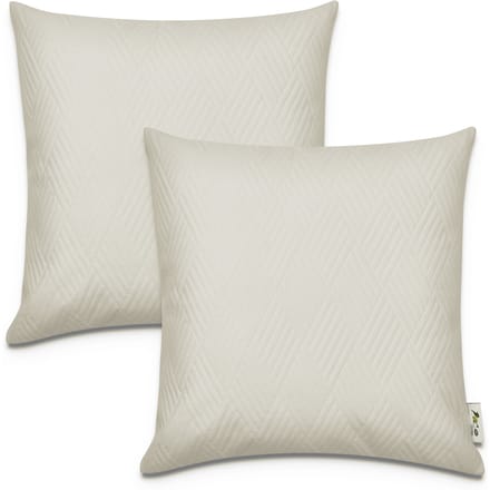 Kussensloop Chino beige 45x45 cm, 2 stuks