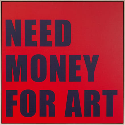 Schilderij Need Money 80x80cm Kare Design