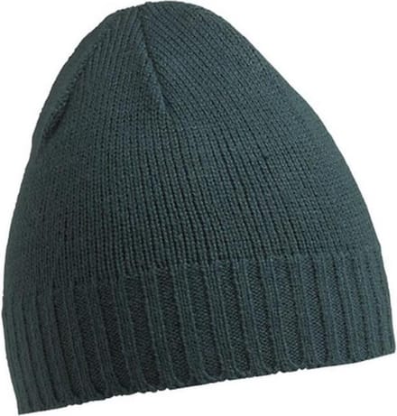 Myrtle Beach - Unisex Basic Geribbelde Beanie (Donkergroen)