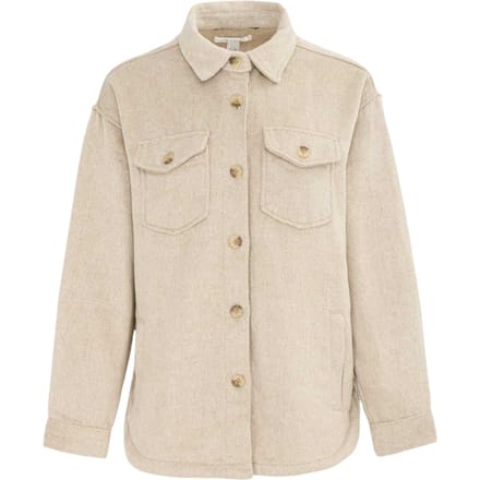 Miso Dames Wol Lange Mouwen Shirt (Beige)