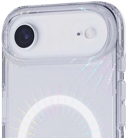 Tech21, Hoesje geschikt voor iPhone Air - Lunar EvoSparkle MagSafe & Anti-Shock, Transparant