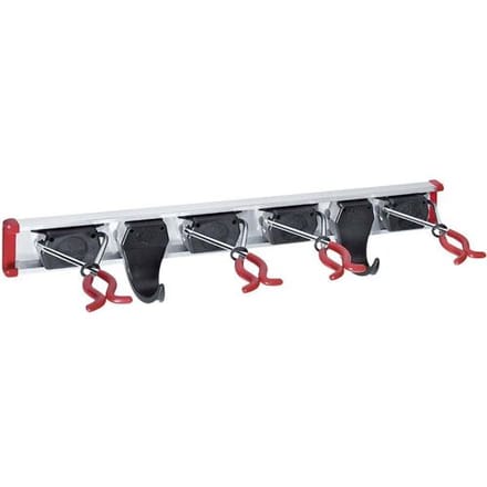 Bruns - Gereedschapsrail - 4 Gereedschapsklemmen - 2 Gereedschapshaken