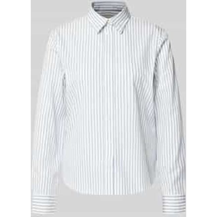 Regular fit blouse met labelstitching
