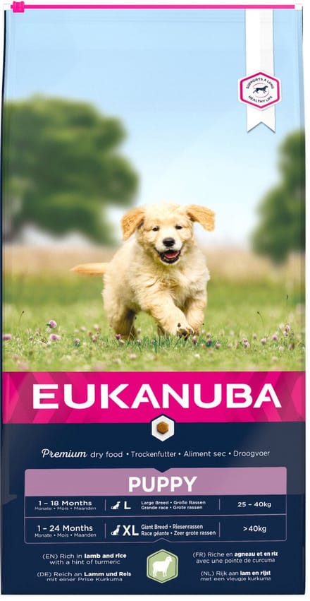 Eukanuba Dog Puppy & Junior - All Breeds - Lamb & Rice - 12 kg
