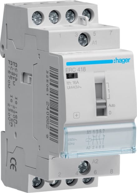 Hager Relais 16a 2no+2nc 230v~50hz