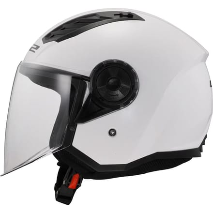 LS2 OF616 Airflow II Solid Gloss Wit 06 Jethelm - Helm