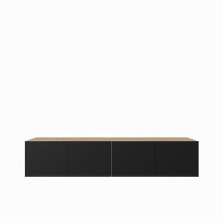 TV-kast Leo 200 (2x100) cm (artisan + zwart)