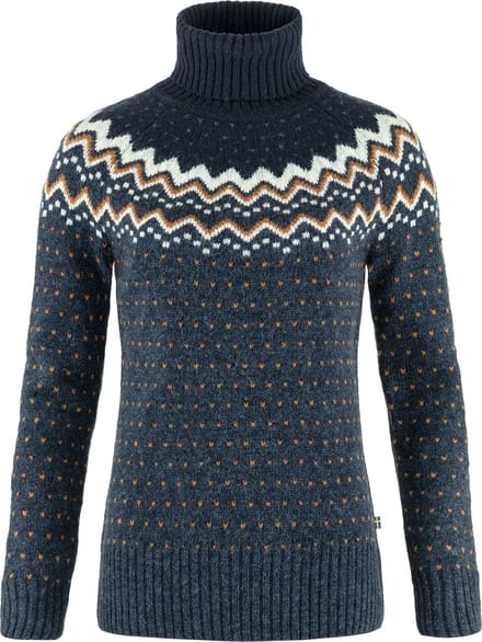 Fjallraven Övik Knit Roller Neck W Dames Outdoortrui - Maat M