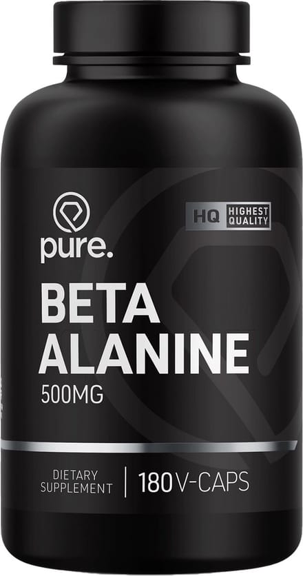 Pure. Beta Alanine - 500mg - 180 vegan capsules - aminozuur