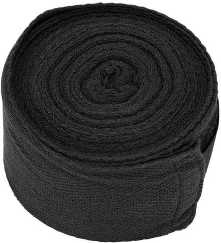 Bokshandschoenen Wraps - Hand Steun - Dagelijkse Training - Voorkomt Blessures - 4 Meter - Zwart