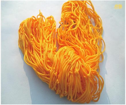 Draagbare Hangmat - Kampeerbed - Buiten Ontspannen - Ademend Nylon - 500 Gram - Geel
